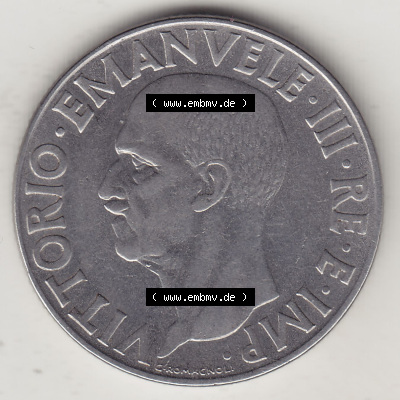 Münzen Italien / Italia Eurovorläufer, Umlaufmünze vor Euroeinführung 1939-1943, 1 Lira, Lire, Viktor Emanuael III., G ROMAGNOLI... Sammlung