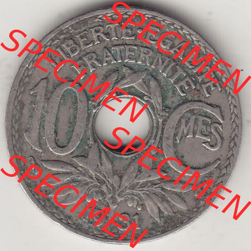 Münzen Frankreich Eurovorläufer, Umlaufmünze vor Euroeinführung 1917-1938, 10 Centimes, RF - Frankreich 10 CMES EGALITÉ FRATERNITÉ LIBERTÉ 1931-2.... Sammlung