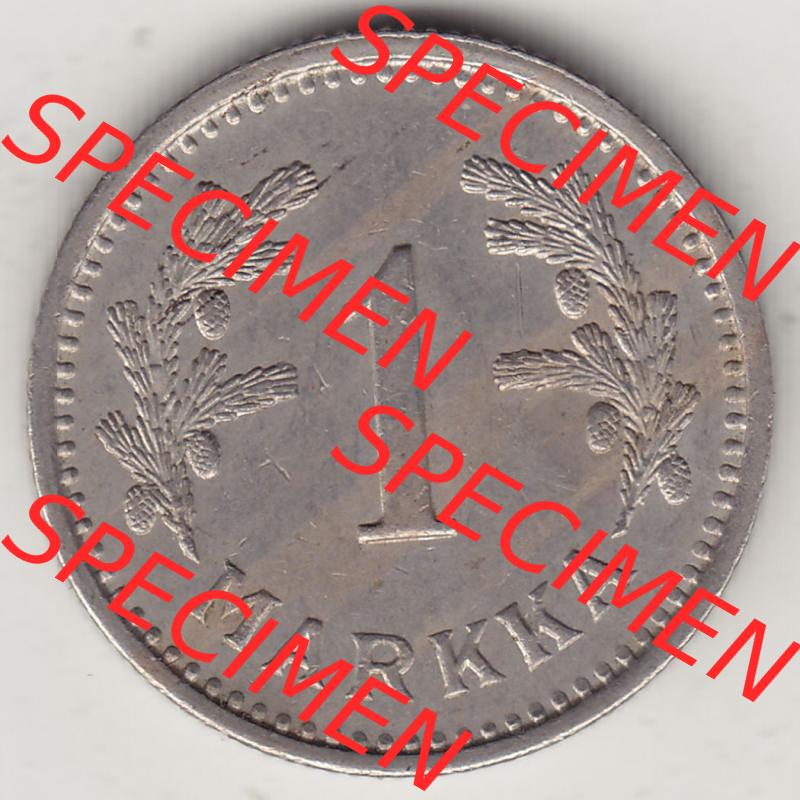 Alte Münzen Finnland, inoffizieller privater Kursmünzensatz / KMS - Zusammenstellung, mit Münze 1928-1940, 1 finnische Mark, Markka 1932. Rückseite... Sammlung