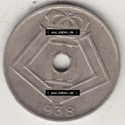 Alte Münzen KMS Belgien, Kursmünzensatz - Zusammenstellung 1938-1940, mit Münze 1938-1938, 5 C, Centime, BELGIQUE - BELGIE... Sammlung
