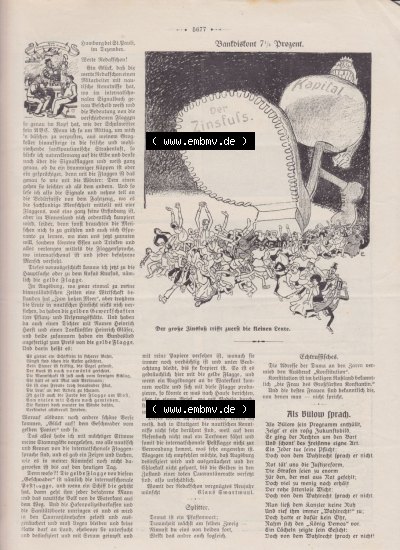Der wahre Jacob 1908 Satire im deutschen Kaiserreich Nr. 560, 5677, Basisfont 7 Prozent, Hamburg bei St. Pauli im Dezember, Der... Sammlung