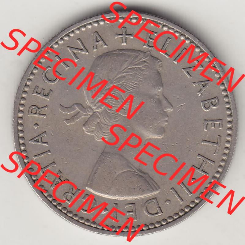Münzen Großbritannien Eurovorläufer, Umlaufmünze vor Euroeinführung 1954-1970, 1 Schilling - Shilling, 1957-1 Wappen mit einen Löwen. Vorderseite... Sammlung