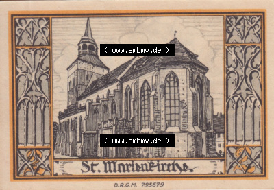 Notgeldscheine aus Belgrad Stadtansichten, 2 Mark (2) Sammlung