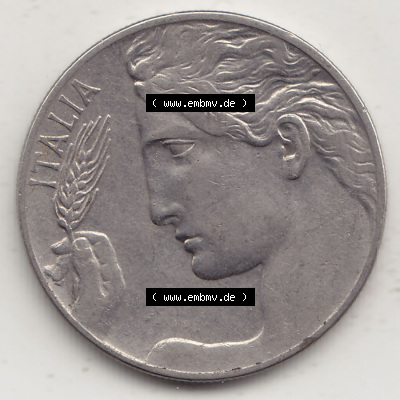 Münzen Italien / Italia Eurovorläufer, Umlaufmünze vor Euroeinführung 1908-1935, 20 C. Centesimi, Cent, 1920 (Stück 1). Vorderseite... Sammlung