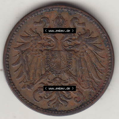 Münzen Österreich / Austria Eurovorläufer, Umlaufmünze vor Euroeinführung 1892-1915, 2 Heller 1908 (1) Sammlung