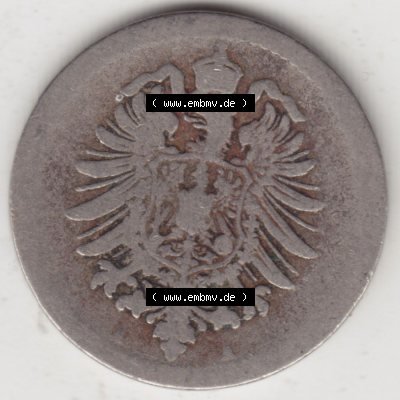 Münzen Deutschland 1871-1918 Kaiserreich 1874-1889, 5 Pfennig A, 1875 (2) Sammlung
