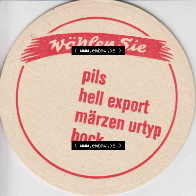 Bierdeckel 1980 Bräu-Haus Füssen, wählen Sie Pils, Hell Export, Märzen Urtyp, Bock (2) Sammlung