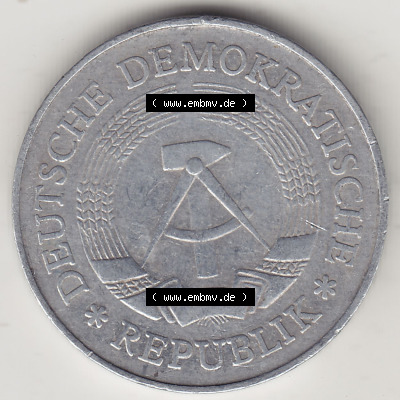 Münzen Deutschland DDR 1972-1990, A 1 Mark 1978. Vorderseite einer 1 Mark Münze / Umlaufmünze aus Deutschland der ehemaligen... Sammlung
