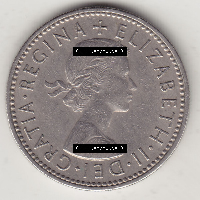 Münzen Großbritannien Eurovorläufer, Umlaufmünze vor Euroeinführung 1954-1970, 1 Schilling - One Shilling, 1956 (Stück 1)... Sammlung
