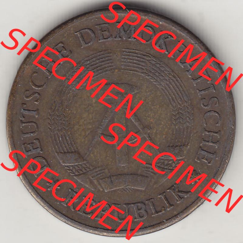Münzen Deutschland DDR 1969-1990, 20 Pfennig 1969-4, DDR-Telefonmünze. Vorderseite einer 20 Pfennig Münze / Umlaufmünze in der DDR auch als Telefonmünze... Sammlung