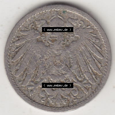 Münzen Deutschland 1871-1918 Kaiserreich 1890-1916, 10 Pfennig A, 1896 (2) Sammlung
