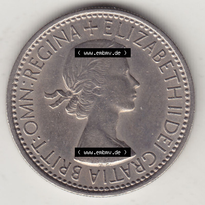 Münzen Großbritannien Eurovorläufer, Umlaufmünze vor Euroeinführung 1954-1970, 1 Schilling - One Shilling, 1953 (Stück 2)... Sammlung