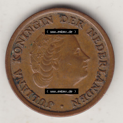 Münzen Niederlande / Netherlands Eurovorläufer, Umlaufmünze vor Euroeinführung 1950-1980, 1 Cent 1964 (1) Sammlung