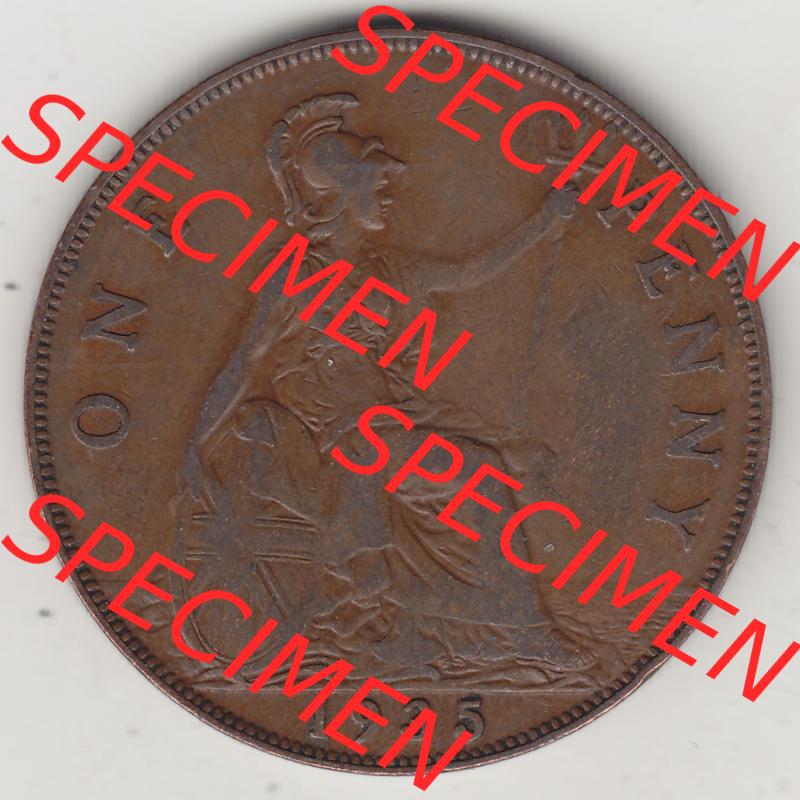 Münzen Großbritannien Eurovorläufer, Umlaufmünze vor Euroeinführung 1928-1936, 1 One Penny, 1935-1, George V. BM GEORGIVS V DEI GRABRITTOMNREX FIDDEFINDIMP.... Sammlung