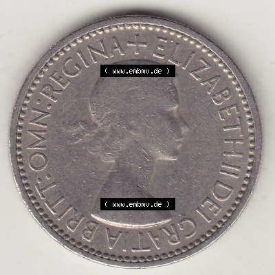 Münzen Großbritannien Eurovorläufer, Umlaufmünze vor Euroeinführung 1954-1970, 1 Schilling - One Shilling, 1953 (Stück 1)... Sammlung
