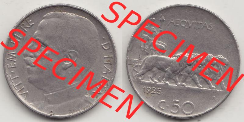 Münzen Italien / Italia Eurovorläufer, Umlaufmünze vor Euroeinführung 1919-1935, 50 Centesimi, Cent Viktor Emanuel III. , VITT EM III RE DITALIA 1925-1.... Sammlung