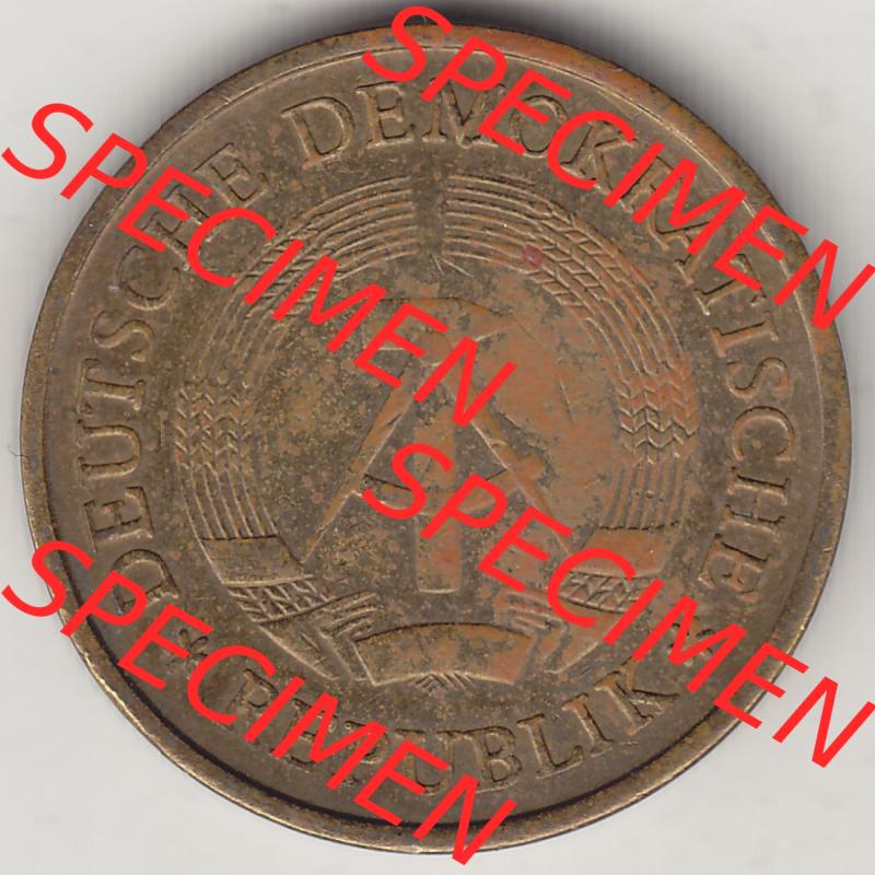 Münzen Deutschland DDR 1969-1990, 20 Pfennig 1969-1, DDR-Telefonmünze. Vorderseite einer 20 Pfennig Münze / Umlaufmünze in der DDR auch als Telefonmünze... Sammlung