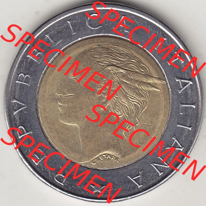 Münzen Italien / Italia Eurovorläufer, Gedenkmünze vor Euroeinführung 1993-1993, 500 Lire, 100 Jahre Bank von Italien (1893-1993), CENTENARIO DELLA... Sammlung
