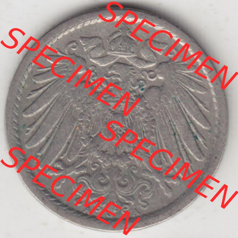 Münzen Deutschland 1871-1918 Kaiserreich 1890-1915, 5 Pfennig A, 1905 (2) Sammlung