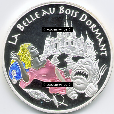 Münzen Euromünzen 2003, Silbermünzen Frankreich 1,50 Euro Europäische Märchen FR 2003 Dornröschen (1) Sammlung