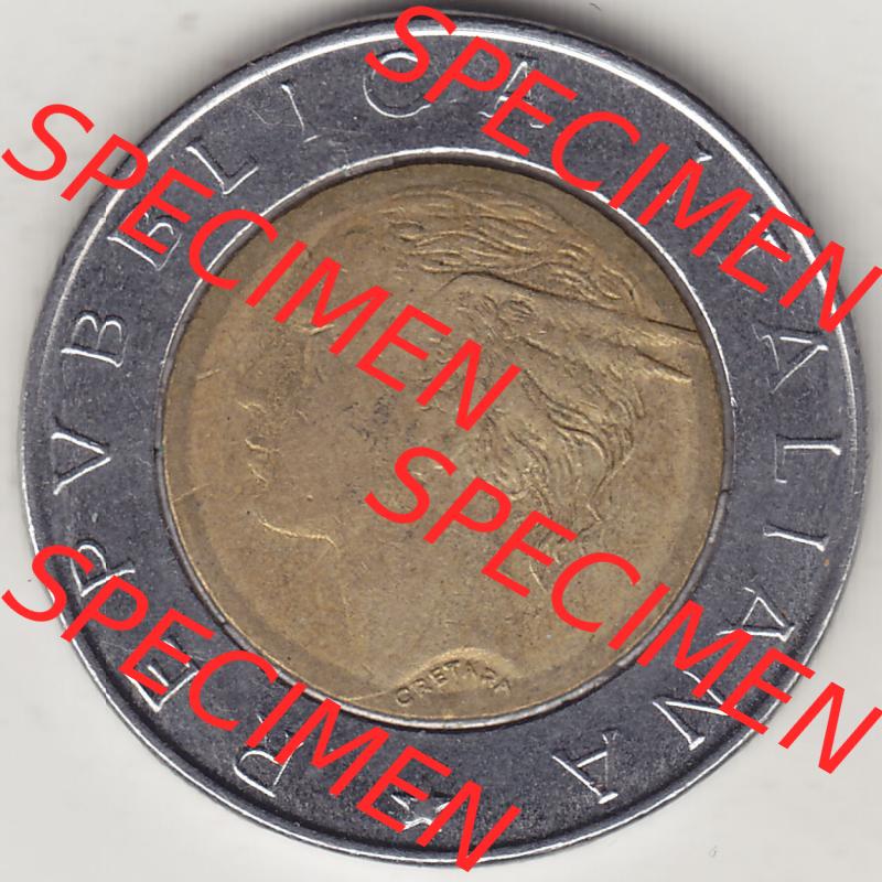 Münzen Italien / Italia Eurovorläufer, Gedenkmünze vor Euroeinführung 1994-1994, 500 Lire, 500. Geburtstag von Luca Pacioli (1494-1994)-1.... Sammlung