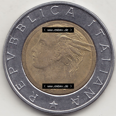Münzen Italien / Italia Eurovorläufer, Gedenkmünze vor Euroeinführung 1994-1994, 500 Lire, 500. Geburtstag von Luca Pacioli... Sammlung