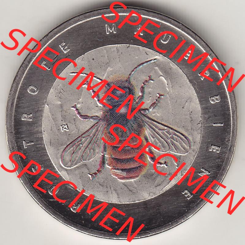 Münzen Deutschland 2023, 5 Euro-Sondermünzen, Sammlermünze aus der Serie „Wunderwelt der Insekten“-Insektenreich 2023-2023, 5 Euro D Rostrote... Sammlung