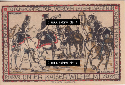 Notgeldscheine aus Belgrad Uniformen 75 Pfennig (1) Sammlung