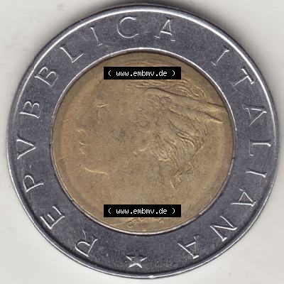Münzen Italien / Italia Eurovorläufer, Gedenkmünze vor Euroeinführung 1994-1994, 500 Lire, 500. Geburtstag von Luca Pacioli (1494-1994)-1.... Sammlung