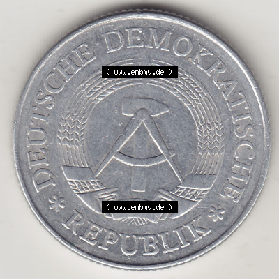 Münzen Deutschland DDR 1972-1990, A 2 Mark 1977. Vorderseite einer 2 Mark Münze / Umlaufmünze aus Deutschland der ehemaligen... Sammlung
