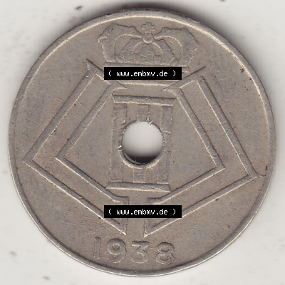 Alte Münzen KMS Belgien, Kursmünzensatz - Zusammenstellung 1938-1940, mit Münze 1938-1939, 10 C, Centime, BELGIQUE - BELGIE... Sammlung