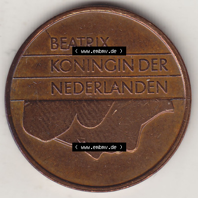 Münzen Niederlande / Netherlands Eurovorläufer, Umlaufmünze vor Euroeinführung 1982-2001, 5 Ct Cent 1984 Königin Beatrix... Sammlung