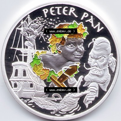Münzen Euromünzen 2004, Silbermünzen Frankreich 1,50 Euro Europäische Märchen FR 2004 Peter Pan (1) Sammlung