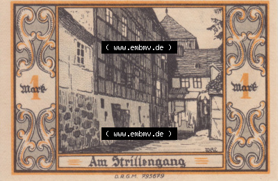 Notgeldscheine aus Belgrad Stadtansichten, 1 Mark (2) Sammlung