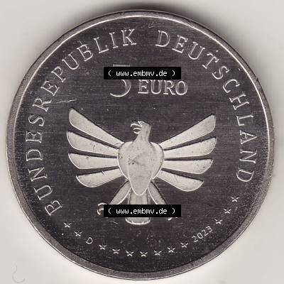 Münzen Deutschland 2023, 5 Euro-Sondermünzen, Sammlermünze aus der Serie „Wunderwelt der Insekten“-Insektenreich 2023-2023, 5 Euro D Rostrote... Sammlung