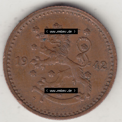 Alte Münzen Finnland, inoffizieller privater Kursmünzensatz / KMS - Zusammenstellung, mit Münze 1940-1951, 1 finnische Mark,... Sammlung
