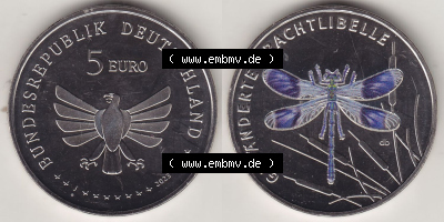 Münzen Deutschland 2023, 5 Euro-Sondermünzen, Sammlermünze aus der Serie „Wunderwelt der Insekten“-Insektenreich 2023-2023,... Sammlung