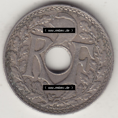 Frankreich 10 CMES EGALITÉ FRATERNITÉ LIBERTÉ 1931 (Stück 2) Sammlung