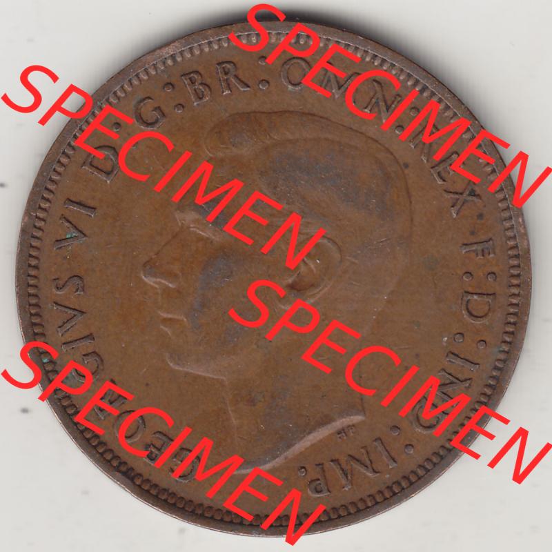 Münzen Großbritannien Eurovorläufer, Umlaufmünze vor Euroeinführung 1937-1948. 1 One Penny 1939-1, George VI, GEORGIVS VI DGBROMNREX FDINDIMP.... Sammlung