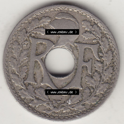 Münzen Frankreich Eurovorläufer, Umlaufmünze vor Euroeinführung 1917-1938, 10 Centimes, 10 CMES EGALITÉ FRATERNITÉ LIBERTÉ... Sammlung