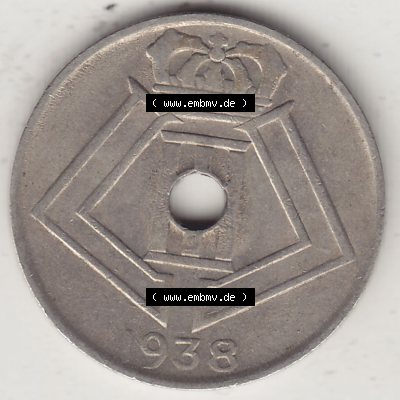 Alte Münzen KMS Belgien, Kursmünzensatz - Zusammenstellung 1938-1940, mit Münze 1938-1938, 5 C, Centime, BELGIQUE - BELGIE 1938-1. Rückseite der... Sammlung