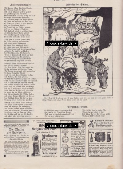 Der wahre Jacob 1908 Satire im deutschen Kaiserreich Nr. 560, 5681, Silvester bei Satans, Winterformenwende, Vergebliche Mühe... Sammlung