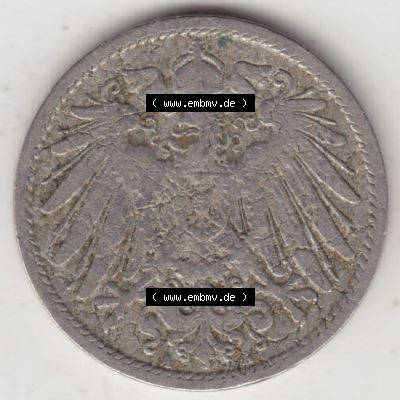 Münzen Deutschland 1871-1918 Kaiserreich 1890-1916, 10 Pfennig A, 1896 (2) Sammlung