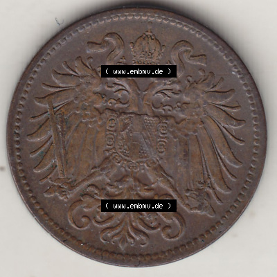 Münzen Österreich / Austria Eurovorläufer, Umlaufmünze vor Euroeinführung 1892-1915, 2 Heller 1913 (1) Sammlung