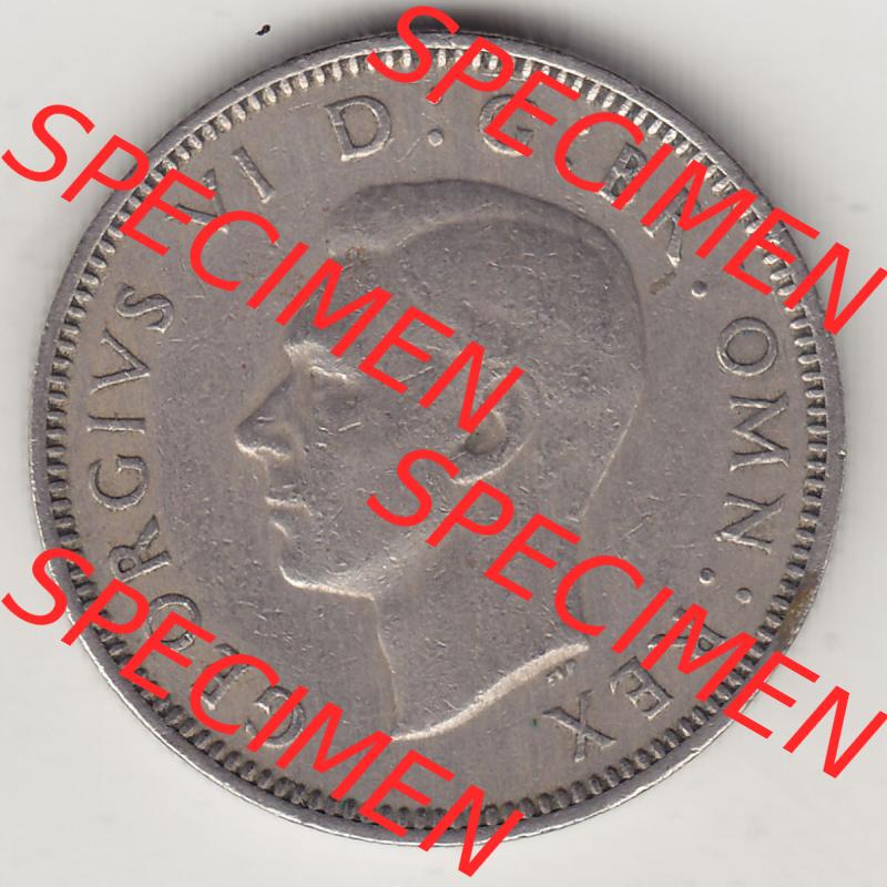 Münzen Großbritannien Eurovorläufer, Umlaufmünze vor Euroeinführung 1947-1948, 2 Schilling - One Shillings 1948-1 Sitzender Löwe auf Krone. Vorderseite... Sammlung
