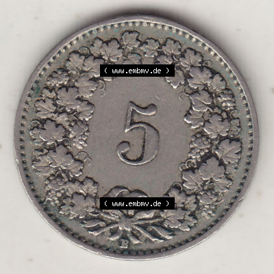 Münzen Schweiz Eurovorläufer, Umlaufmünze 1879-1980, 5 Rappen 1931 (Stück 2) Helvetica (2) Sammlung
