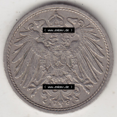 Münzen Deutschland 1871-1918 Kaiserreich 1890-1916, 10 Pfennig A, 1913 II (2) Sammlung