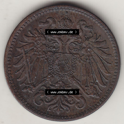 Münzen Österreich / Austria Eurovorläufer, Umlaufmünze vor Euroeinführung 1892-1915, 2 Heller 1915 (1) Sammlung