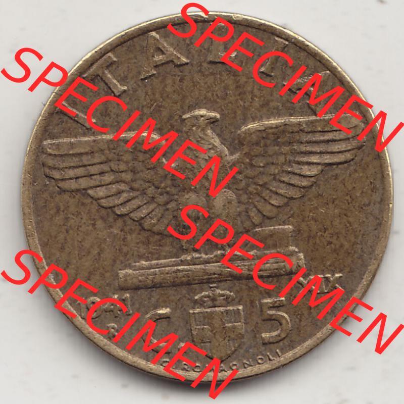 Münzen Italien / Italia Eurovorläufer, Umlaufmünze vor Euroeinführung 1939-1943, 5 Centesimi, Cent, Viktor Emanuel III. C.5 G ROMAGNOLI ITALIA... Sammlung