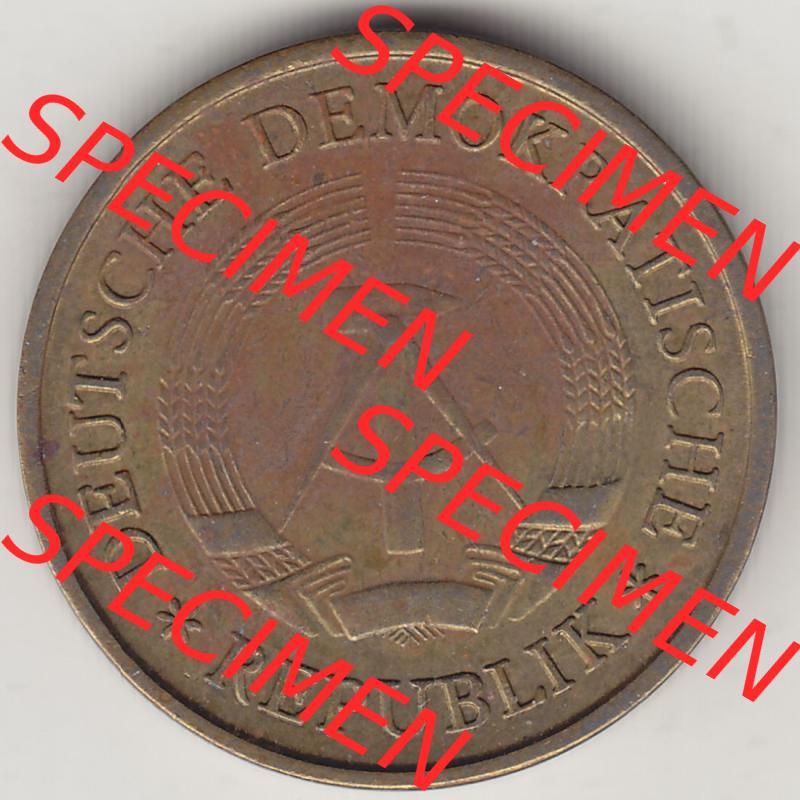 Münzen Deutschland DDR 1969-1990, 20 Pfennig 1969-2, DDR-Telefonmünze. Vorderseite einer 20 Pfennig Münze / Umlaufmünze in der DDR auch als Telefonmünze... Sammlung